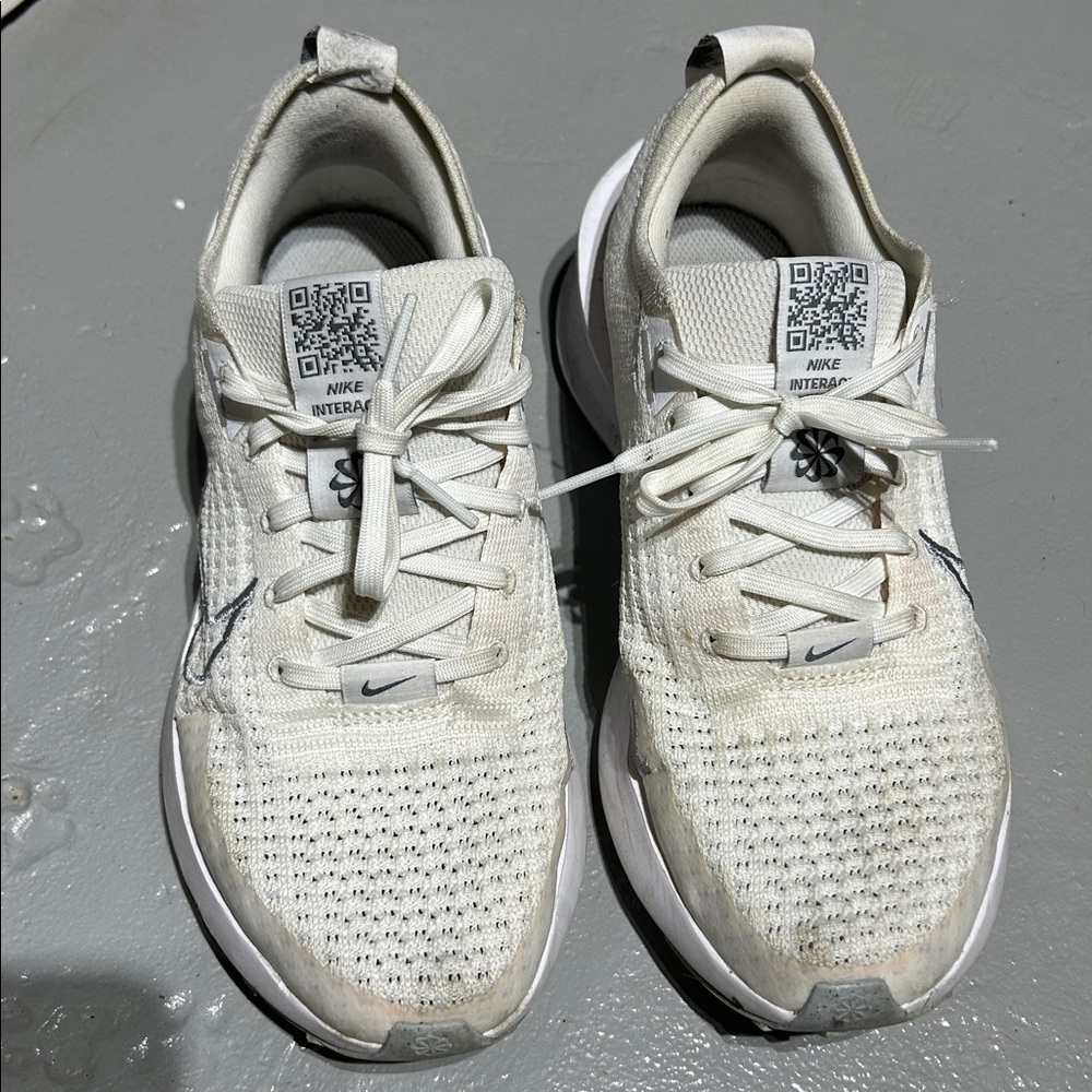 Nike Interact Cream Knit Sneakers